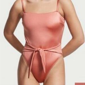 NEW VICTORIAS SECRET tie front one piece XL